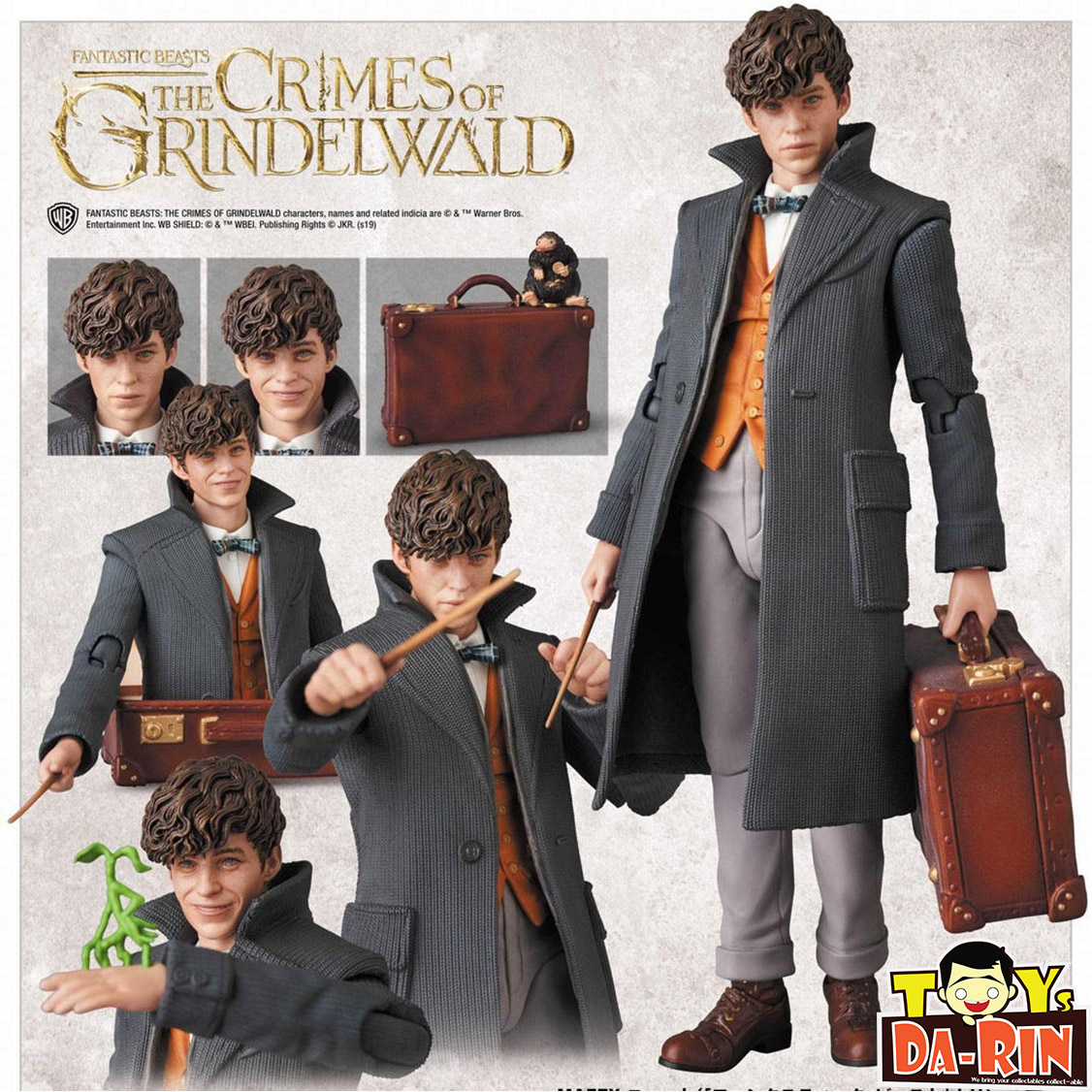 $ MAFEX No.097 Fantastic Beasts - Newt Scamander
