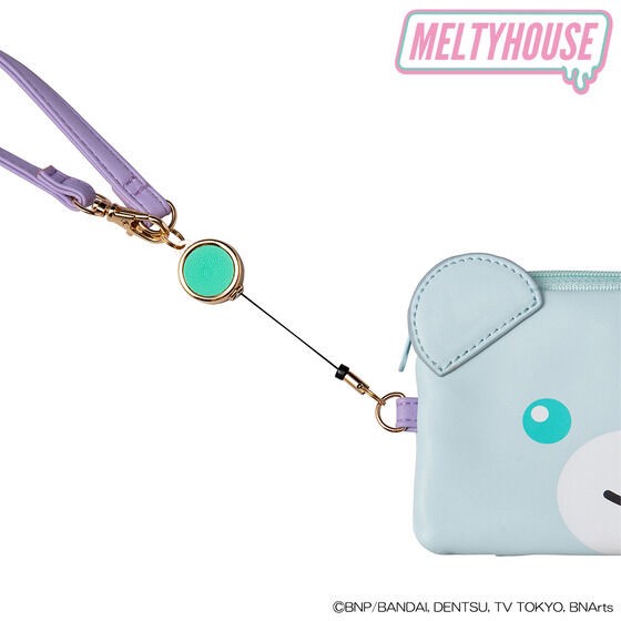 PRE-ORDER : MELTYHOUSE Coin Purse Pass Case with Reel (Snowman Meruli / Honeybee Meruli)