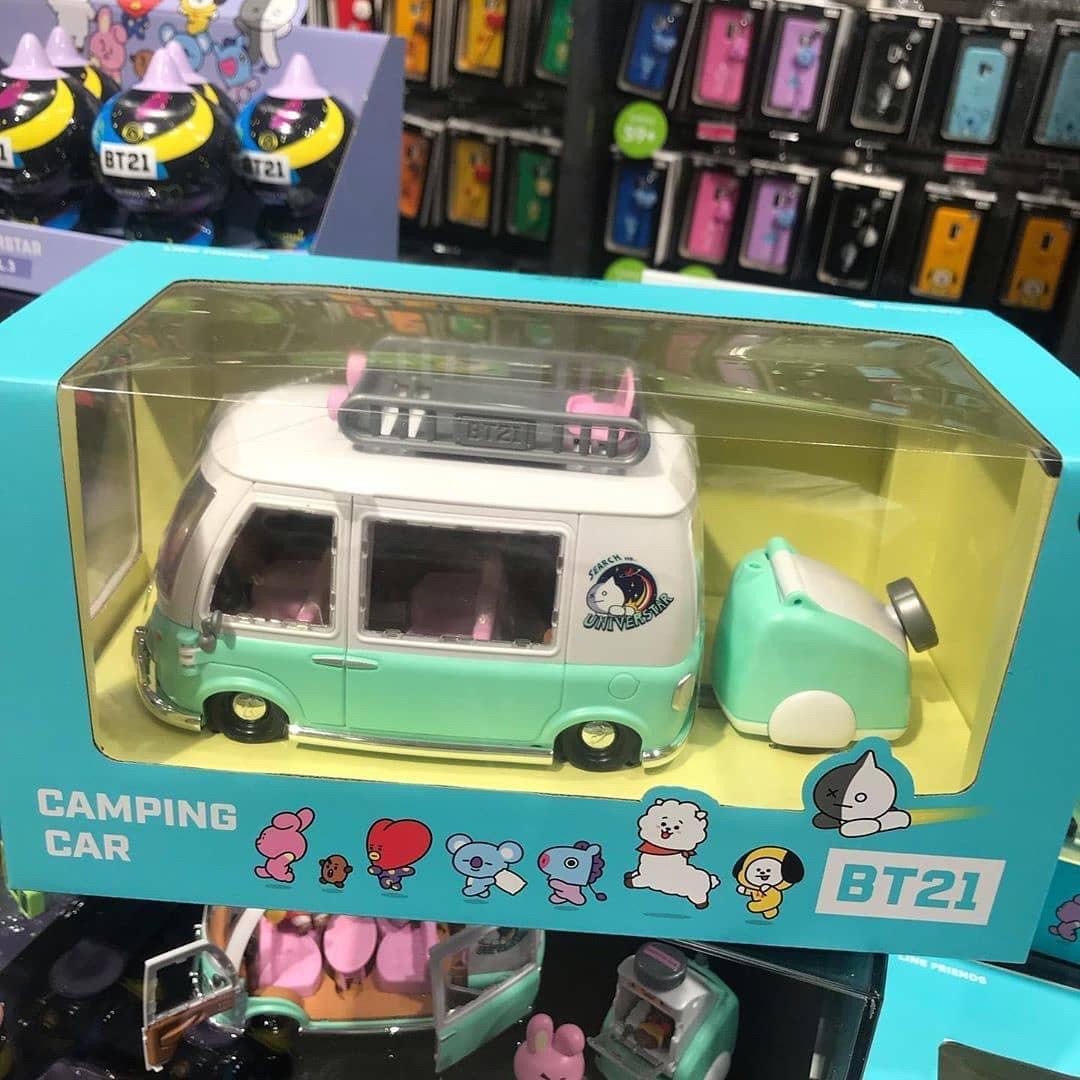 ฟิกเกอร์รถ BT21 Universtar Camping Car Play Set by Line Friends x Young Toys