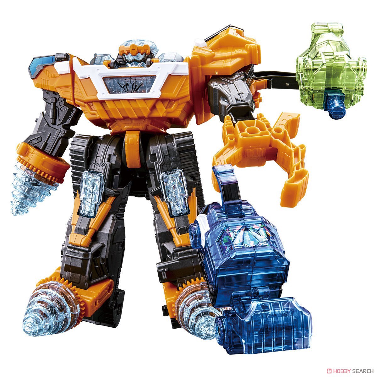 Mashin Sentai Kiramager - Mashin Gattai DX Gigant Driller Mashin Armed Set by Bandai