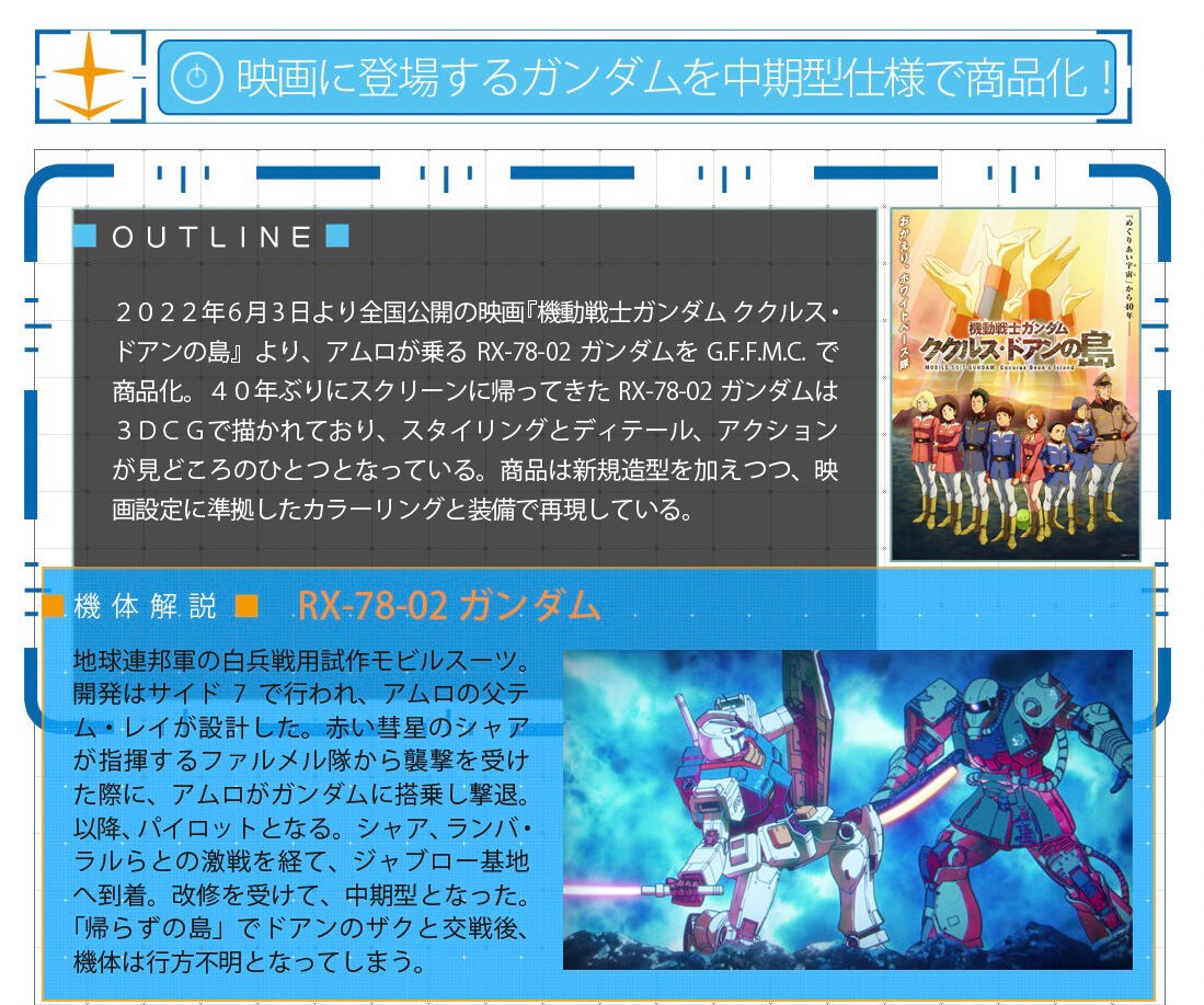 PRE-ORDER : GUNDAM FIX FIGURATION METAL COMPOSITE RX-78-02 GUNDAM (Cucuruz Doan's Island)