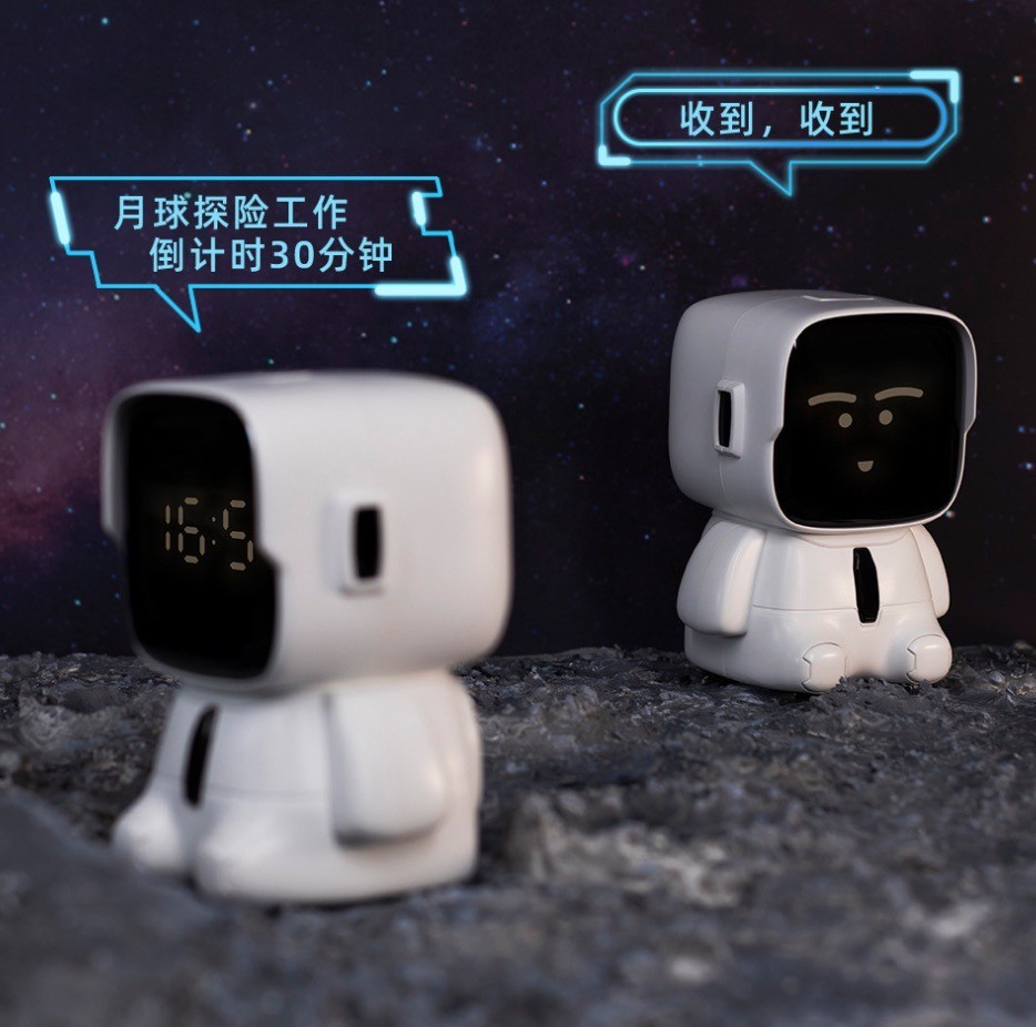 นาฬิกาปลุกตั้งโต๊ะ Astronaut Big Head Alarm Clock