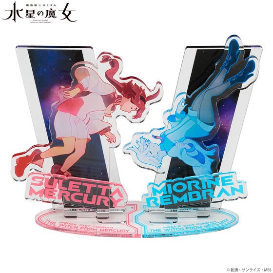 PRE-ORDER : Mobile Suit Gundam: The Witch from Mercury Suletta & Miorine Design Item Acrylic Stand