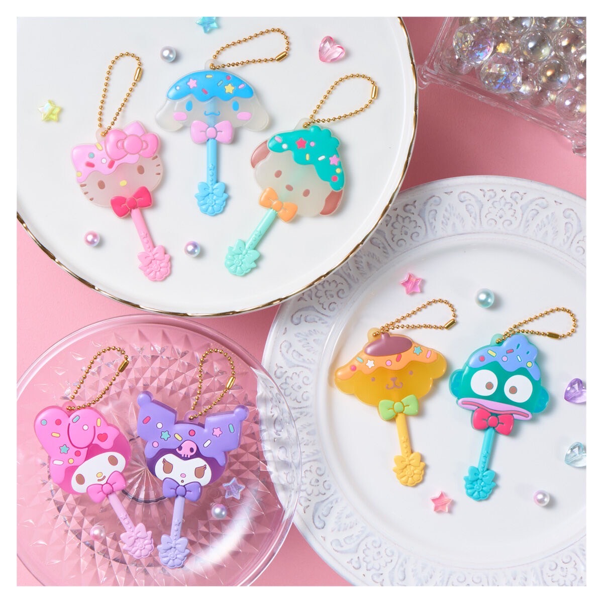 PRE-ORDER : Lollipop Candy Charm Sanrio Character (12 pcs)