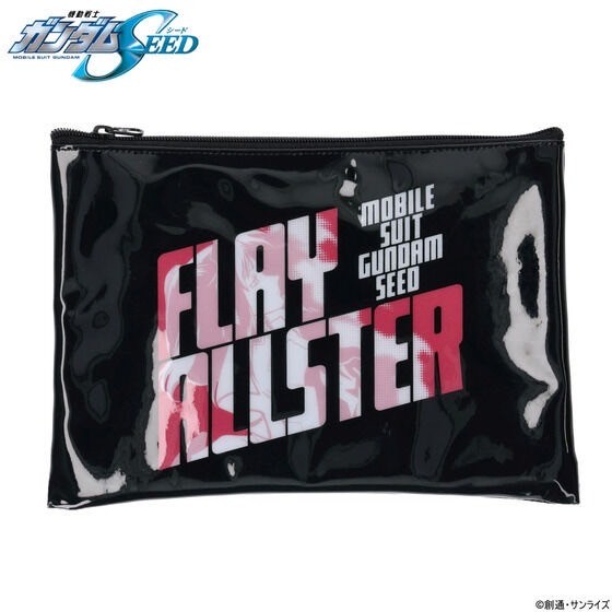 PRE-ORDER : Mobile Suit Gundam SEED Flay Allster Motif PVC Pouch