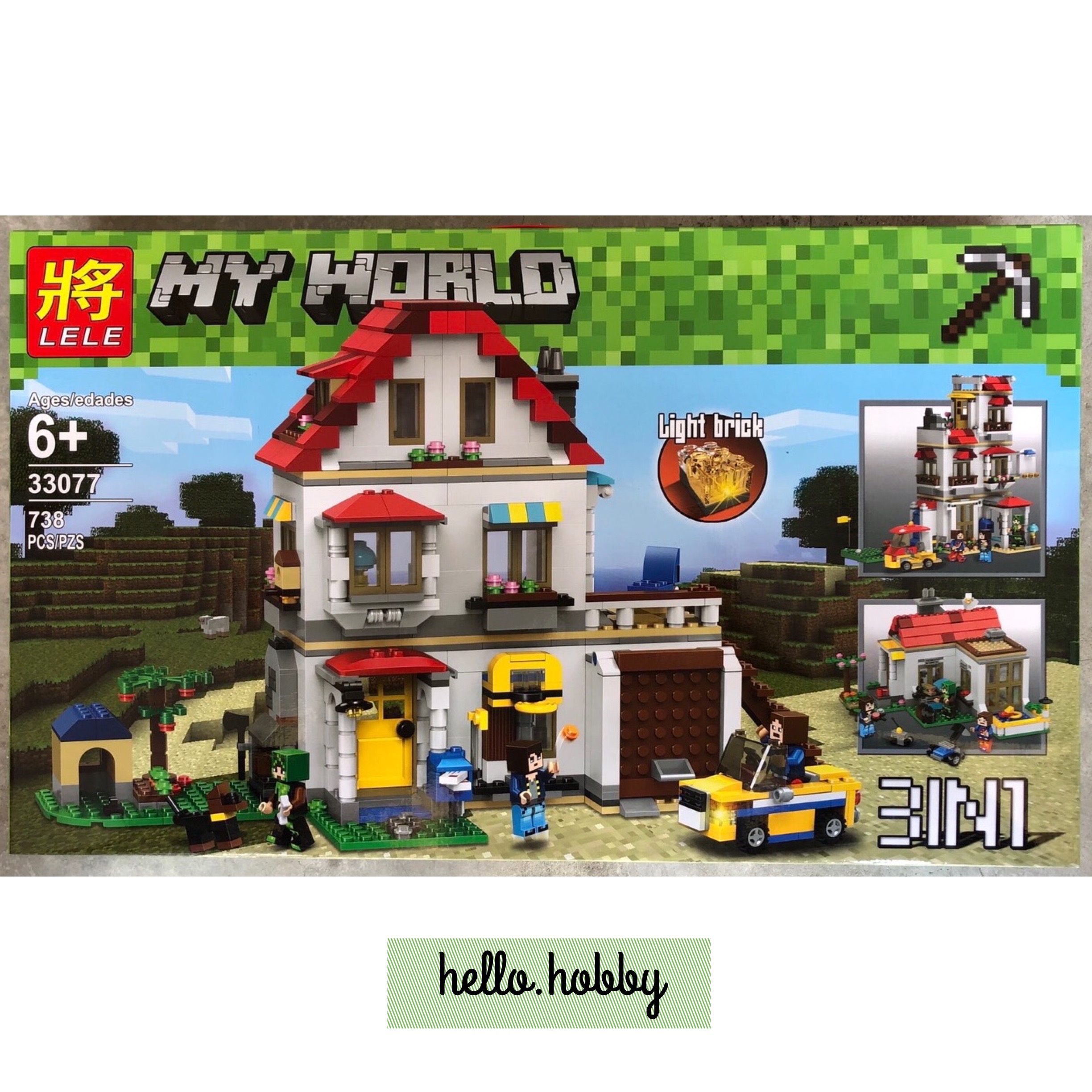 Lele 33078 Ninjago Modular Family Villa 738pcs