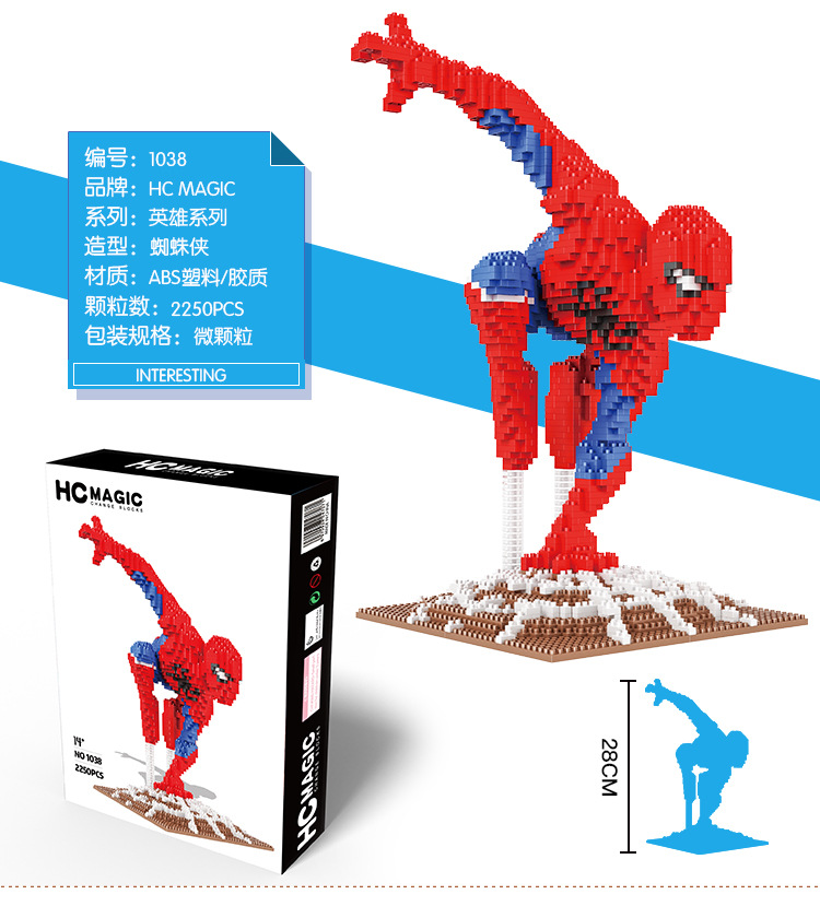 HC Magic 1038 Avengers Spiderman 2250pcs