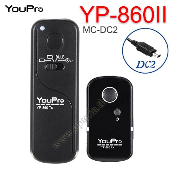 YP-860II YouPro MC-DC2 Wire/Wireless Remote 2.4GHz For Nikon Z7 Z6 D7500 D5500 D3300 รีโมทไร้สาย