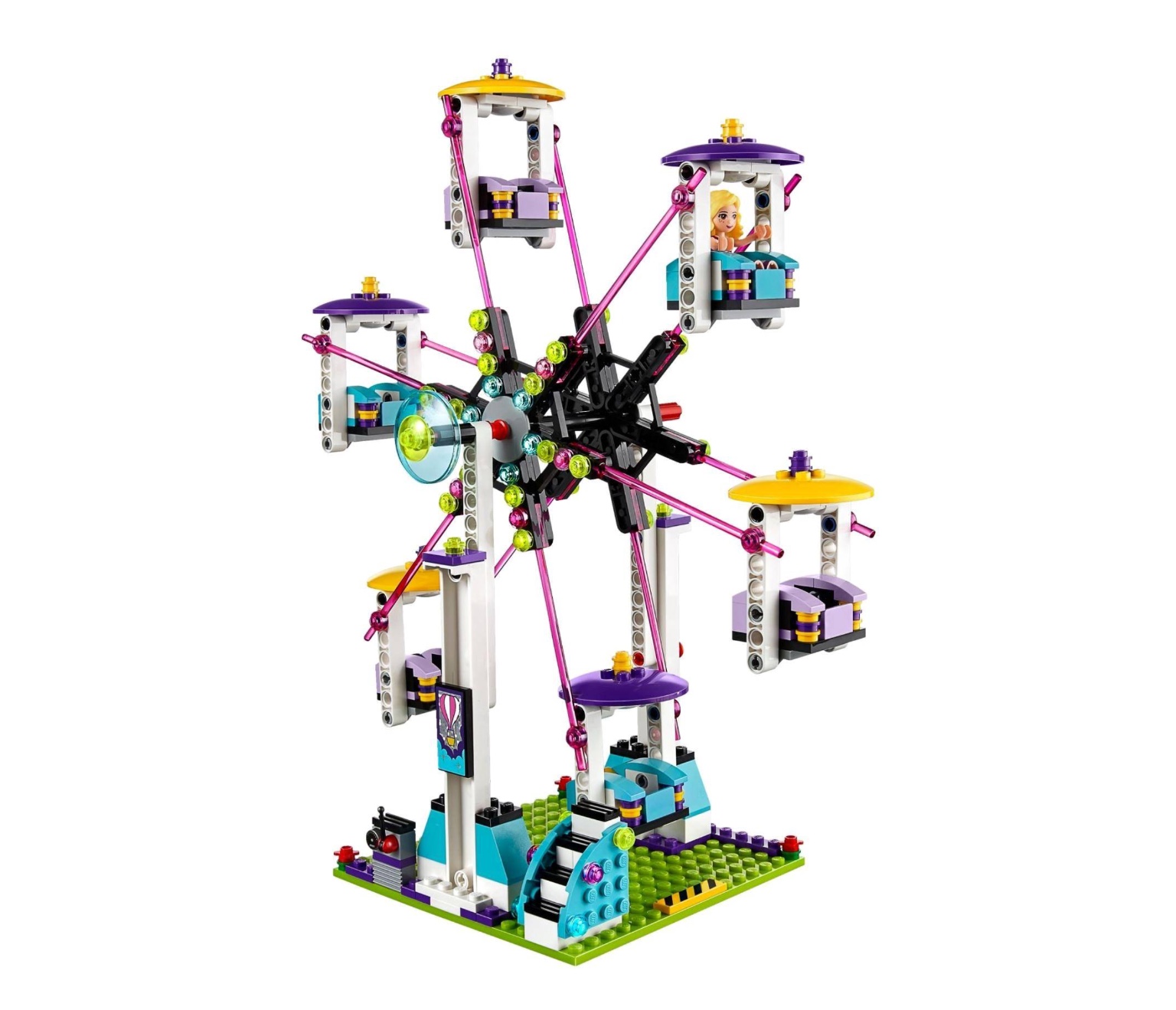 SY 820 Friends Amusement Park Roller Coaster 1178pcs