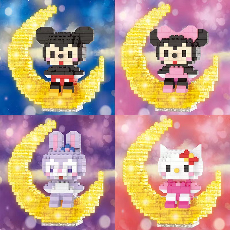 Lele Brother W 2231 - 2243 Disney & Sanrio On The Moon