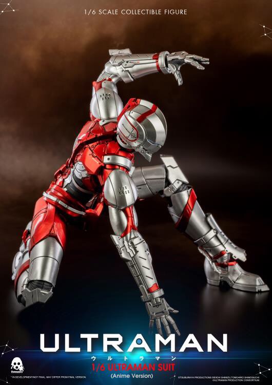 PRE-ORDER : Ultraman Suit (Anime Version) 1/6 Scale Collectible Figure By THREEZERO