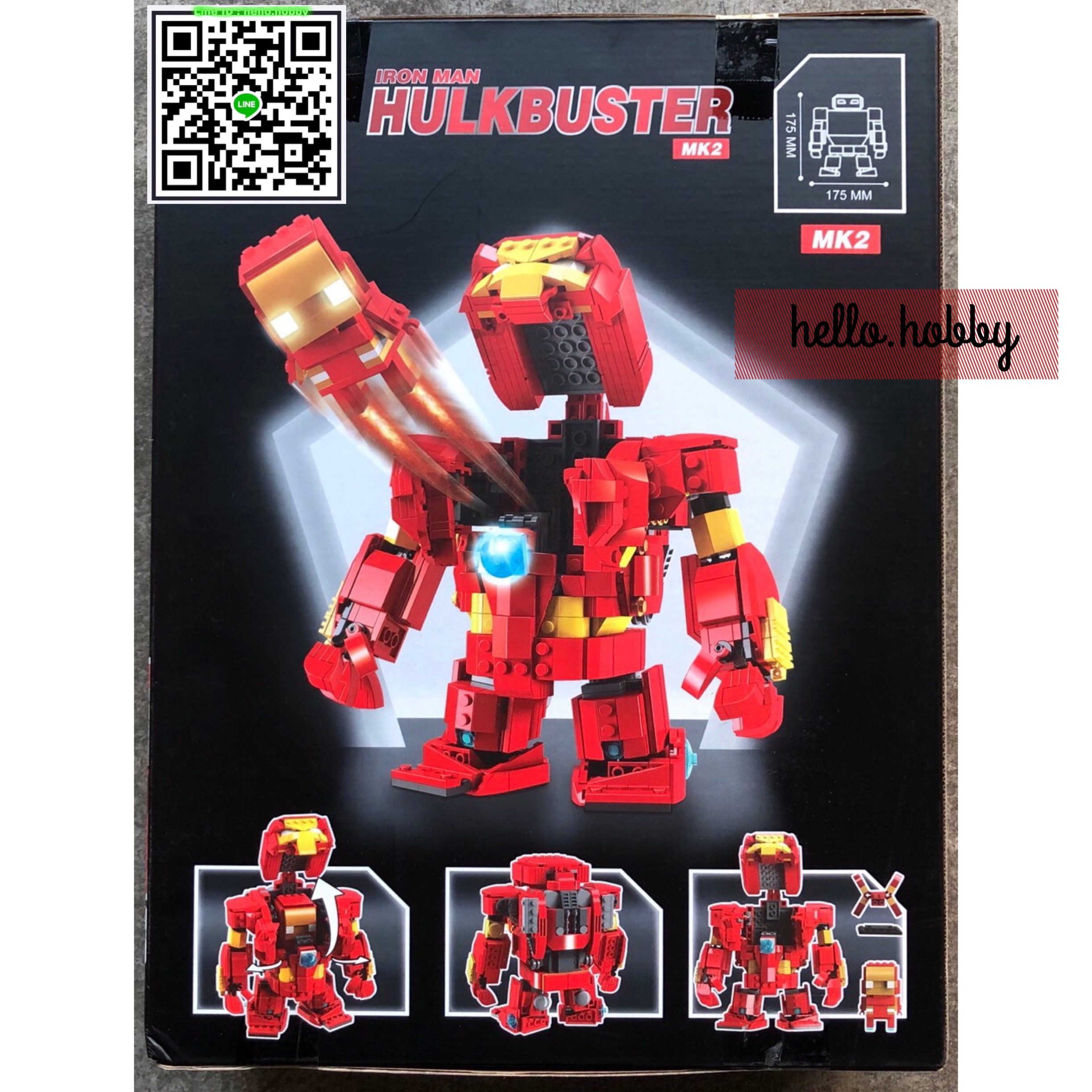 18K K-88 Avengers Iron man 912pcs