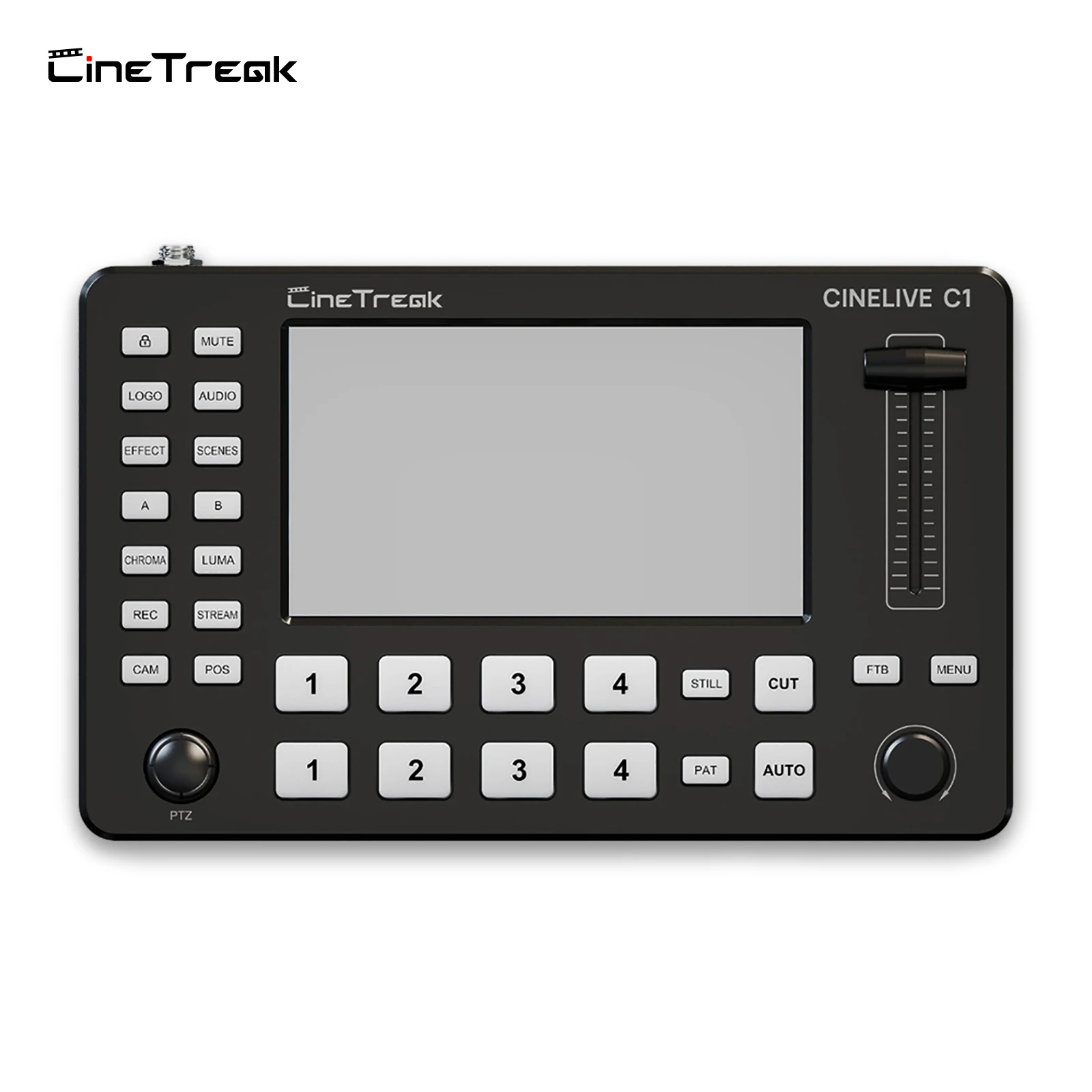CINETREAK CINELIVE C1 5 "FHD หน้าจอ LCD 4-CH HDMI Video Mixer Switcher พร้อม Chroma Key การบันทึก PTZ สำหรับ Live สตรีม