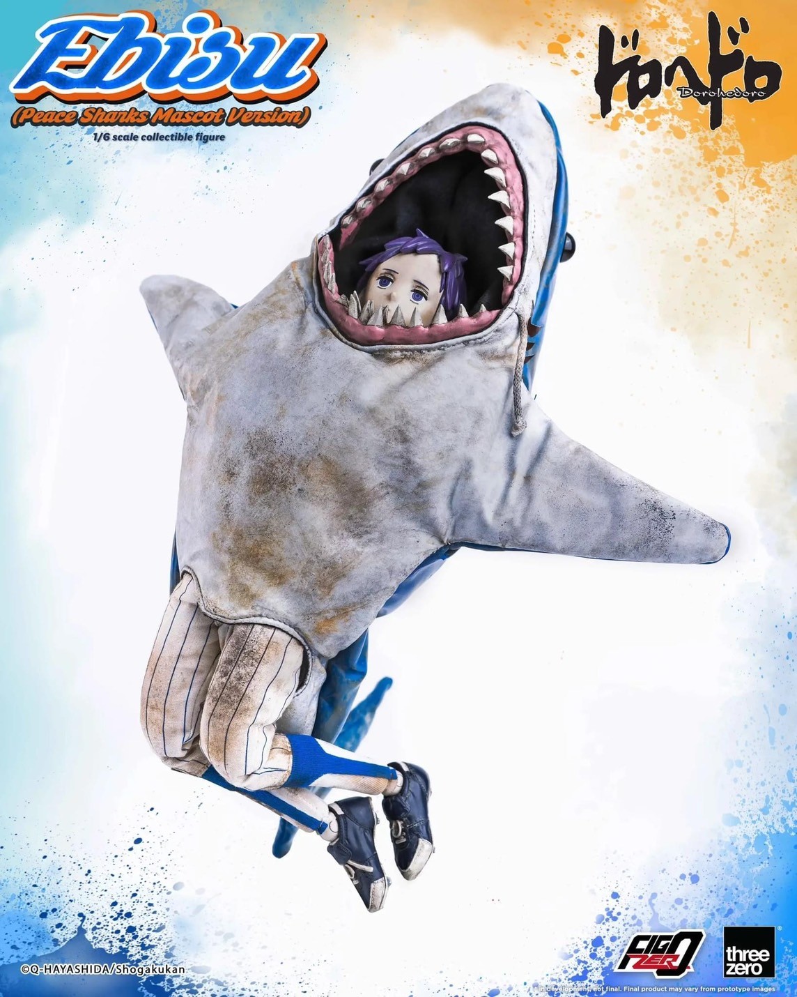 Pre-order : Dorohedoro FigZero Ebisu (Peace Sharks Mascot Version) by Threezero
