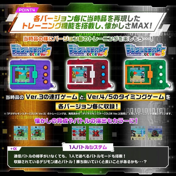 PRE-ORDER : Digital Monster Color (Ver.3 Original Purple/Ver.4 Original Clear Red/Ver.5 Original Clear Green)
