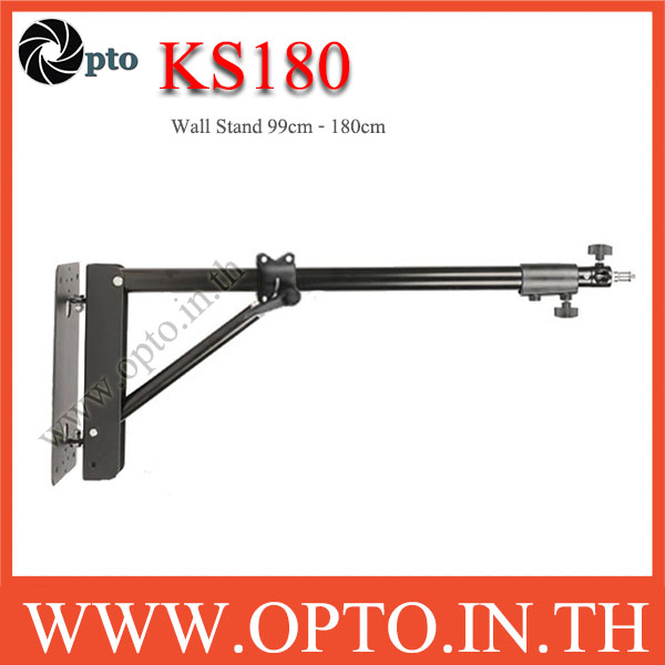 KS180 พับเก็บได้ ขายึดติดผนังหรือเพดานแบบปรับมุมได้สําหรับสตูดิโอ ระยะ 99-110 cm