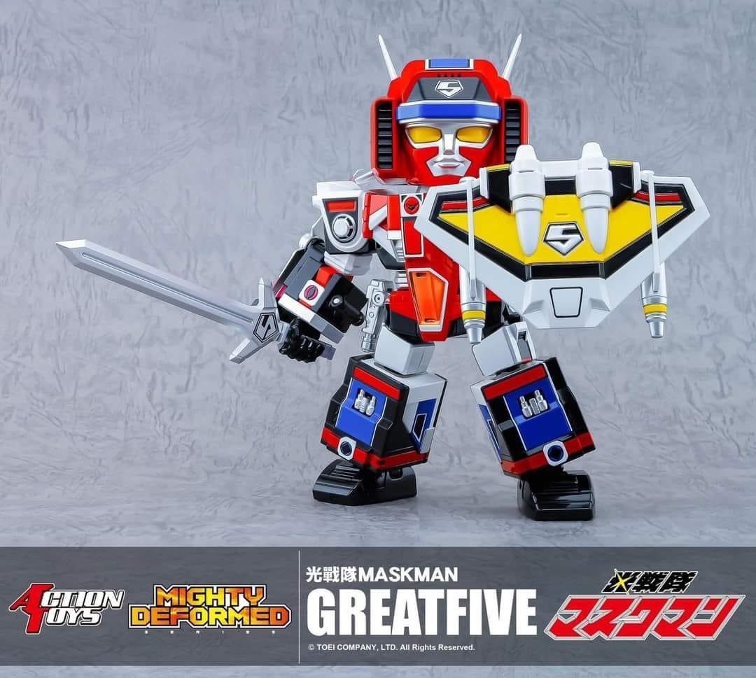 Pre-order : MIGHTY DEFORMED Great Five by Action Toys