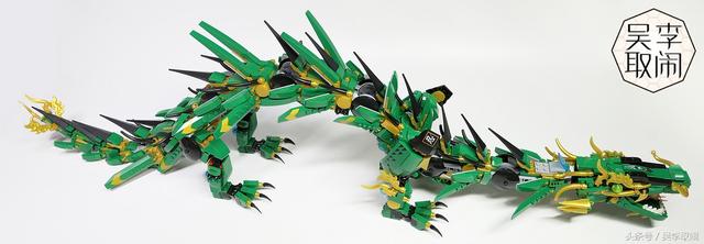 Lepin 8918 Ninjago Green Ninja Dragon Kirin 1443pcs (มีไฟ)