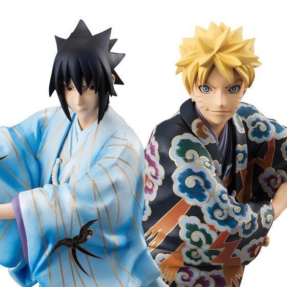 PRE-ORDER : G.E.M. SERIES NARUTO SHIPPUDEN UZIMAKI NARUTO& UCHIHA SASUKE KABUKI EDITION SET PVC FIGURE