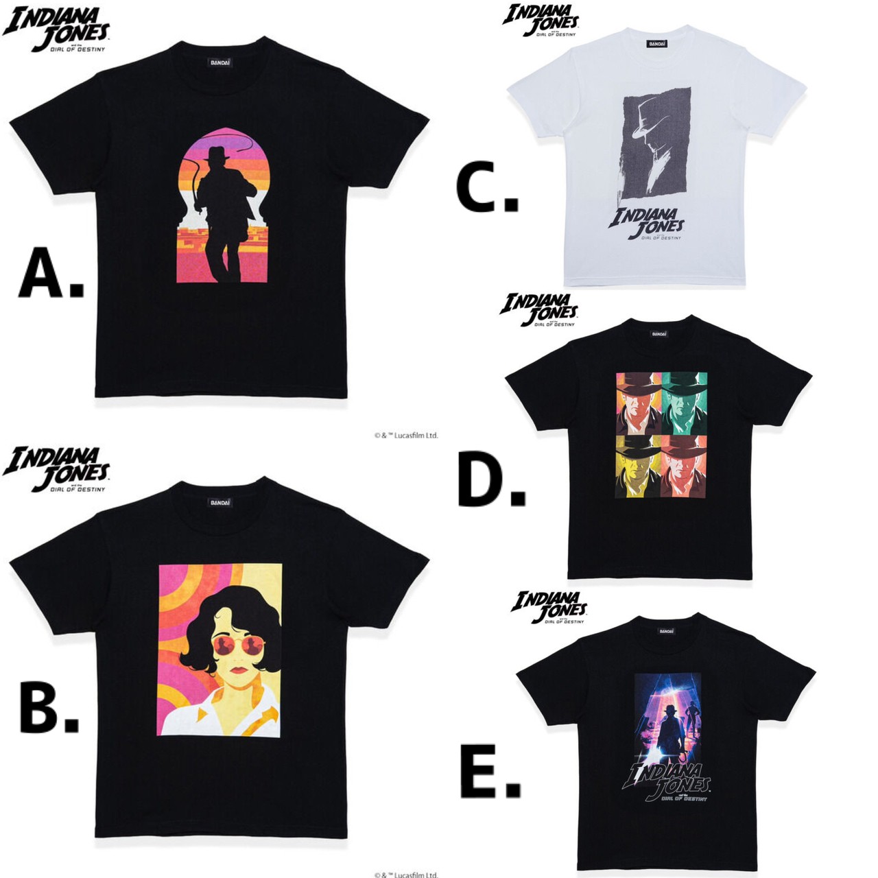 PRE-ORDER : Indiana Jones and the Dial of Destiny Short Sleeve T-Shirt