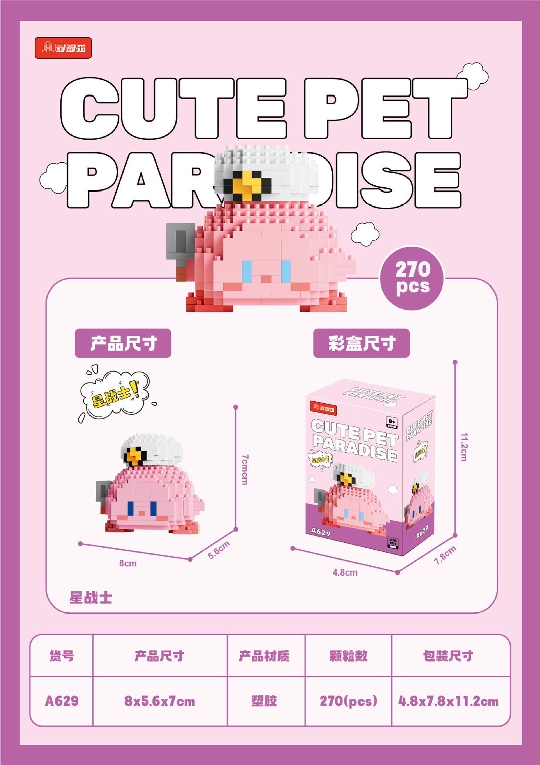 ตัวต่อนาโน Size M -Super Hit ❤️ Cute Cartoon Block รวมตัวต่อคลาสิคฮิตตลอดกาล Sanrio Tom Jerry Mario One Piece