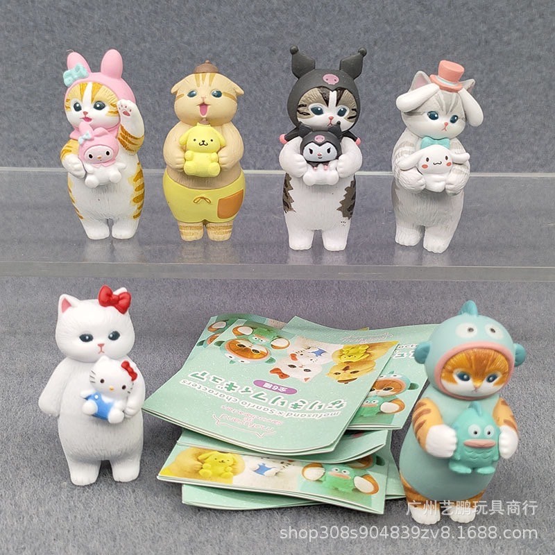 Mofusand x Sanrio Characters by Kitan Club (Set of 6)