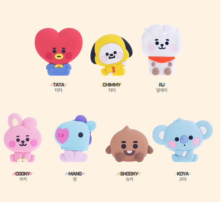 Griptok Baby Bubbly Pop Tok ติดมือถือ ลาย BT21