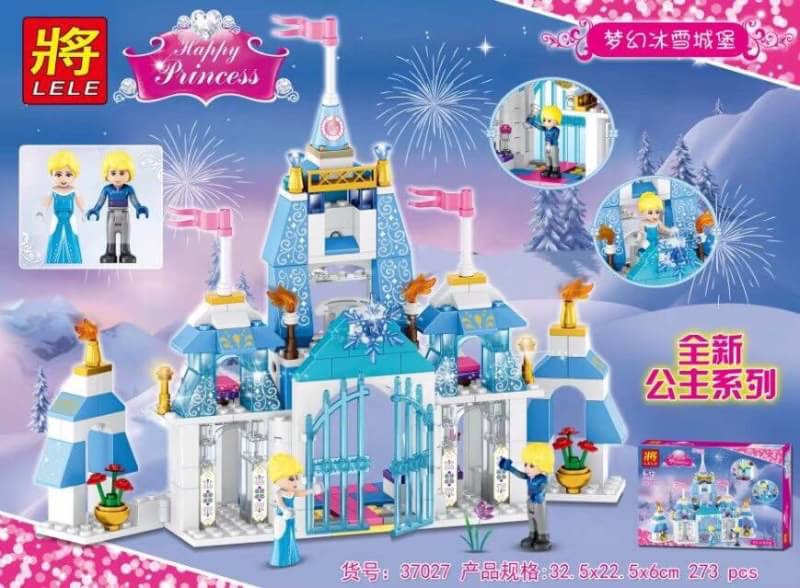 Lele 37027 Happy Princess Frozen Castles 273pcs