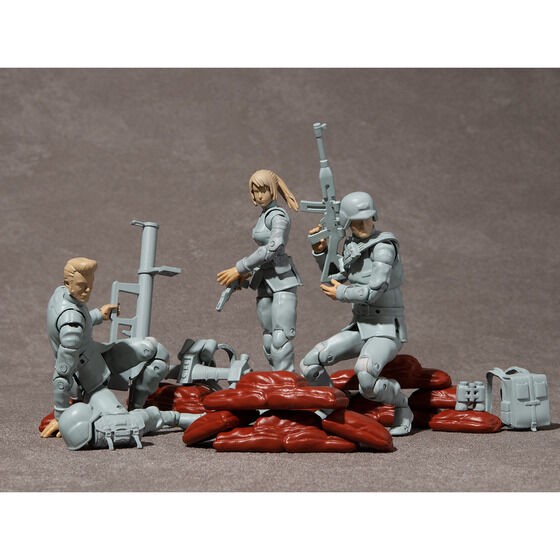 PRE-ORDER : G.M.G. PROFESSIONAL Mobile Suit Gundam Soldier 01~03 Set Box 1/18 Action Figure [w/ Bonus]