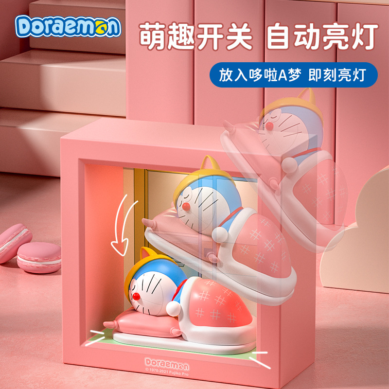 Rock x Doraemon Sleeping Baby Commemorative Photo Frame Night Light by ONE2TEN