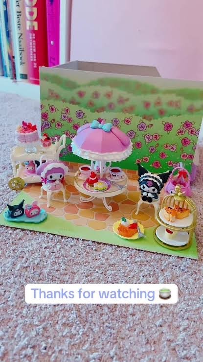 Sanrio - My Melody Kuromi Sweet Tea Party by Re-Ment (Set of 8)