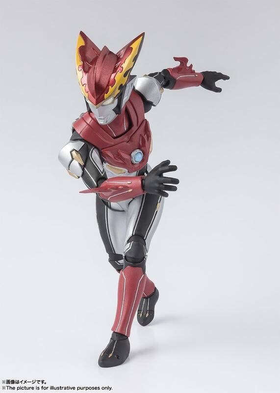Pre-order : S.H.FIGUARTS ULTRAMAN ROSSO FLAME ACTION FIGURE (WITH BONUS)