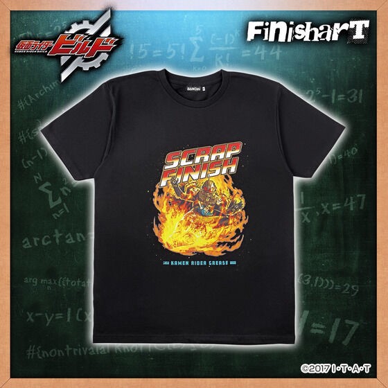 PRE-ORDER : FinisharT Kamen Rider Build Series T-shirt All 3 Types