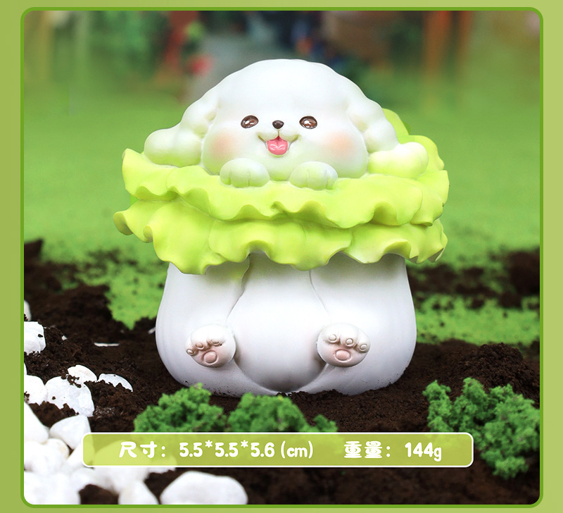 Blind Box ชุดหมาผัก ได้ 1 กล่อง- Vegetable Fairy The World of Vegetable (set of 6+1secret)