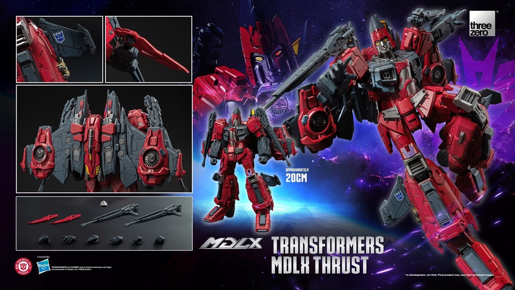 Pre-order : Transformers MDLX Thrust by Threezero