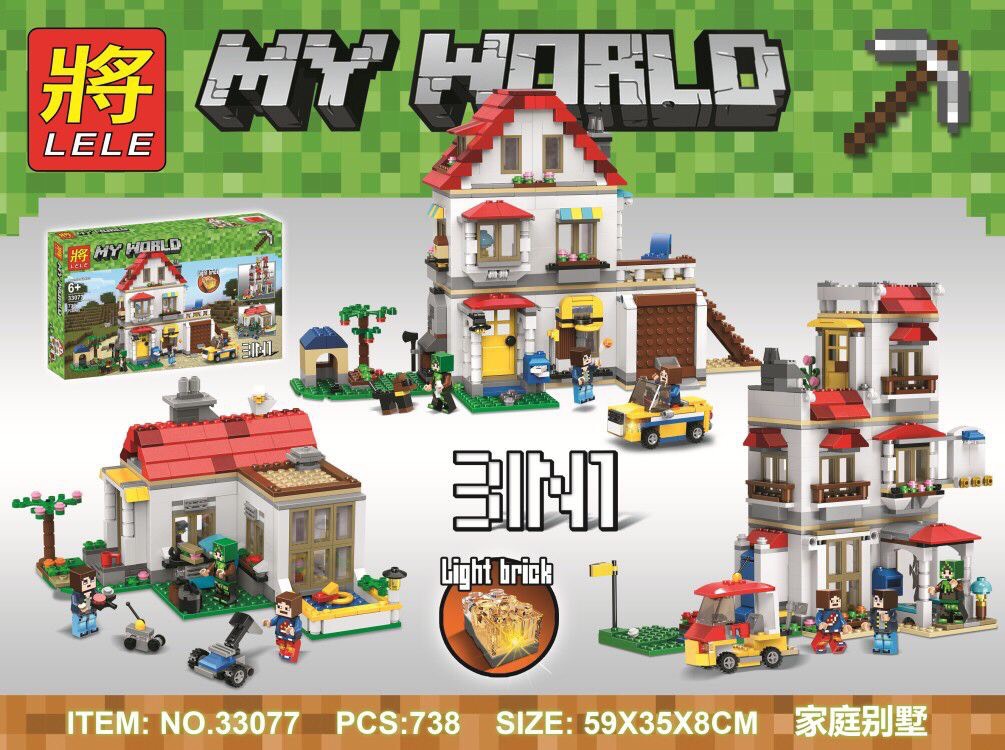 Lele 33078 Ninjago Modular Family Villa 738pcs