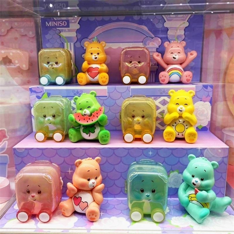 โมเดล ได้ 1 ตัว | Care Bears Baby - Happy Tour Series by Miniso