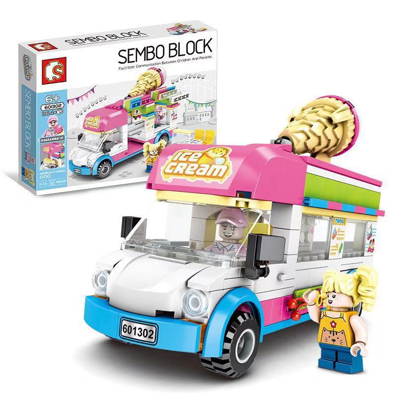 Sembo block 601302 Ice Cream Truck 264pcs