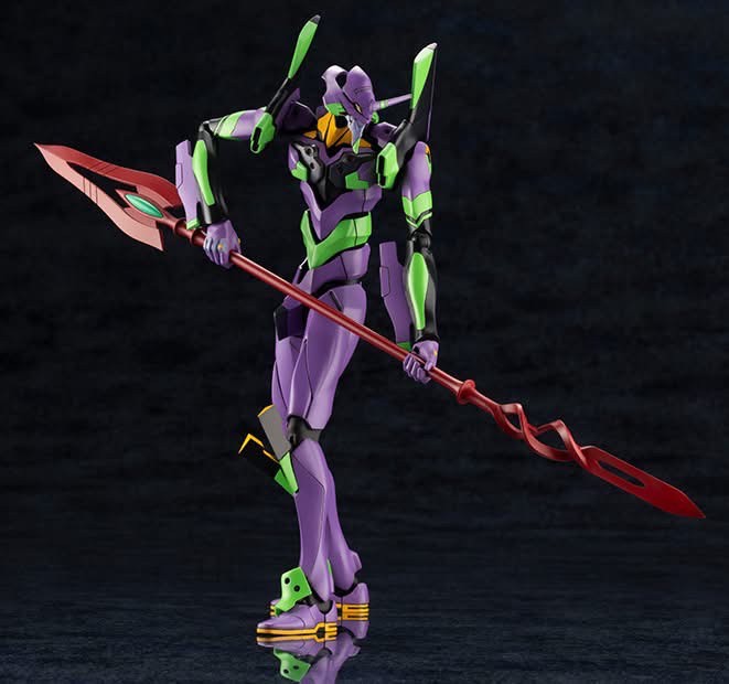 Pre-order : 1/400 Evangelion Test Type-01 with Spear of Cassius (Evangelion:3.0+1.0 Thrice Upon A Time) Plastic Model Kit by Kotobukiya (Reissue)