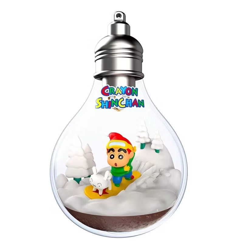 โมเดลได้ 1 ตัว - Crayon Shinchan - Adventure in The Light Bulb Series by Lianyu (มีไฟ)