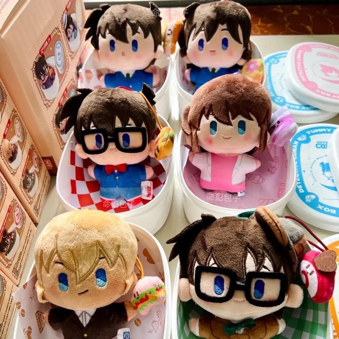 ตุ๊กตาพวงกุญแจโคนัน - Detective Conan - Yummy Box - Cafe Plush Series by LDCX