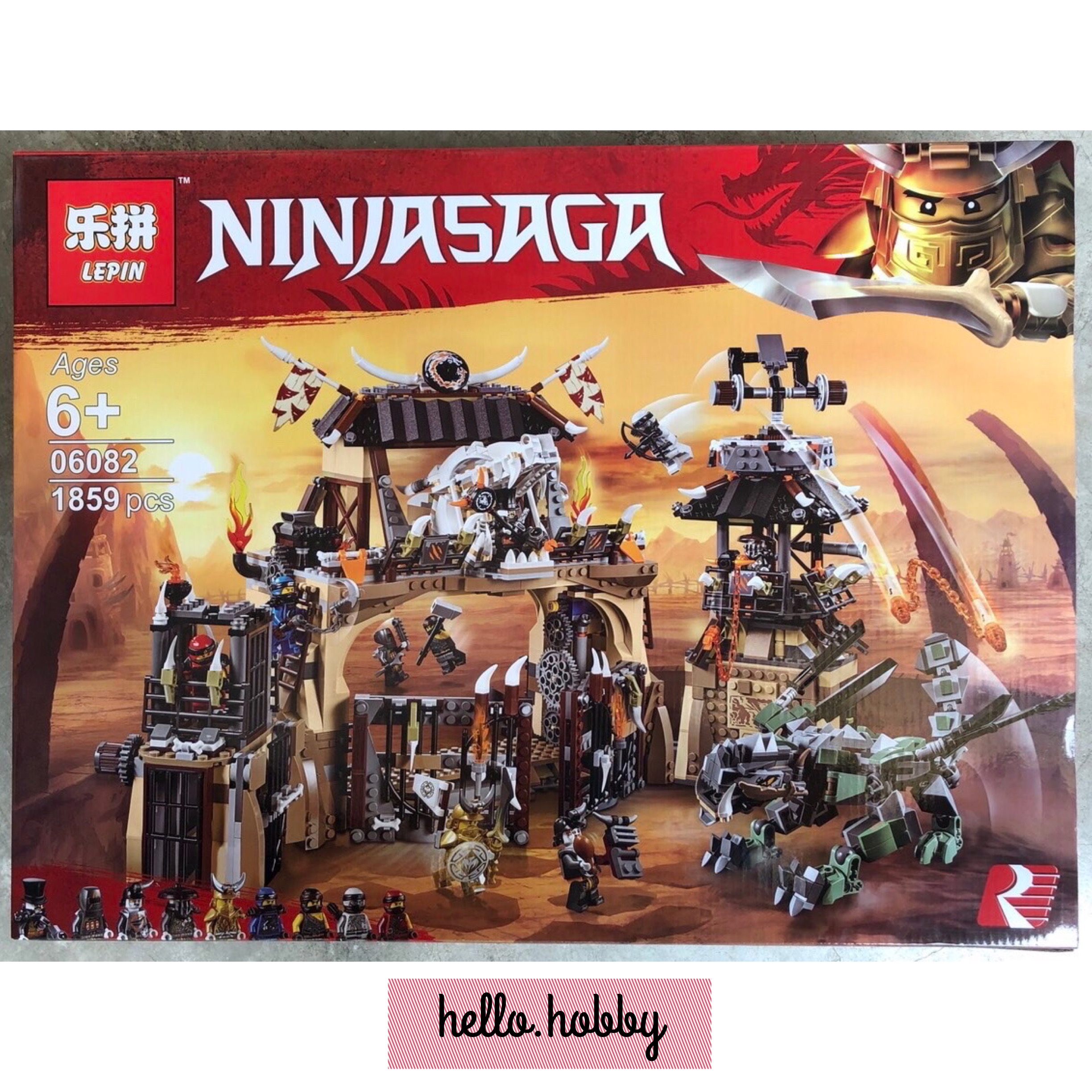Lepin 06082 Ninjago Dragon Pit 1859pcs