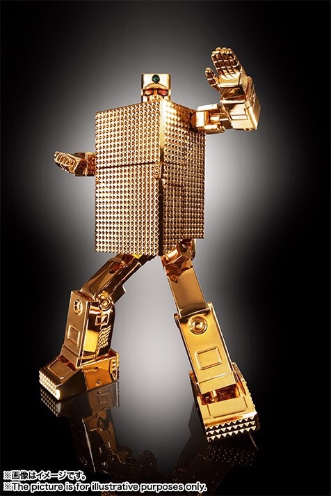 Soul Of Chogokin GX-32G24 GOLD LIGHTAN 24k GOLD PLATED FINISH by Bandai