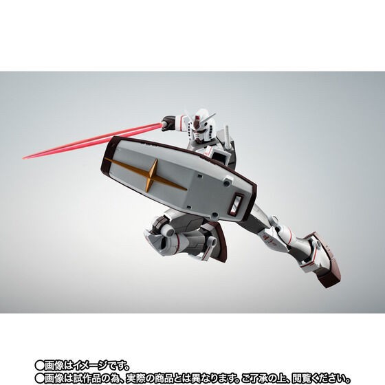 PRE-ORDER : Robot Spirit <SIDE MS> RX-78-2 Gundam (Rollout Color) & (Plamo-Kyoshiro) Special Parts Set ver. A.N.I.M.E.