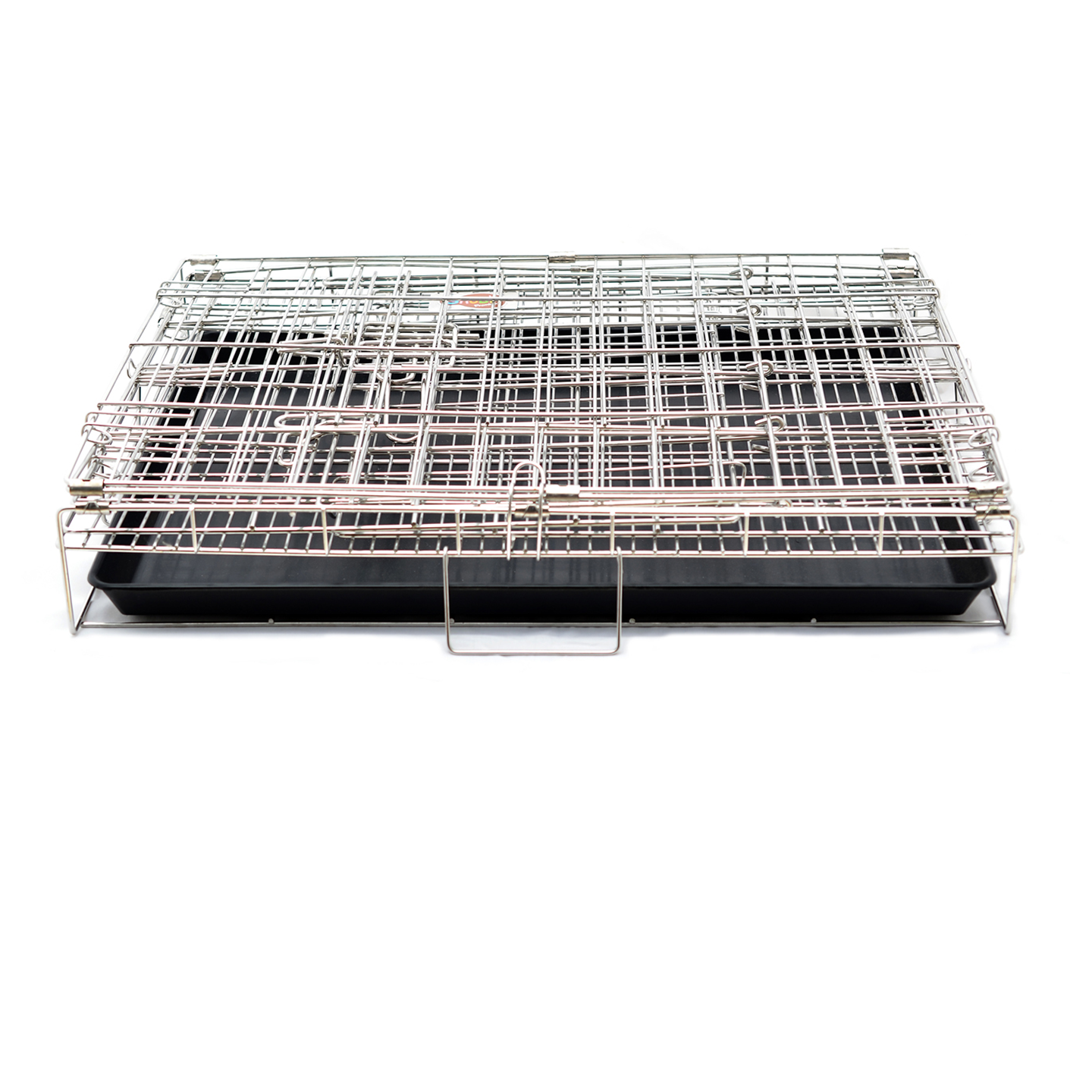 กรงสุนัขสแตนเลส Size L