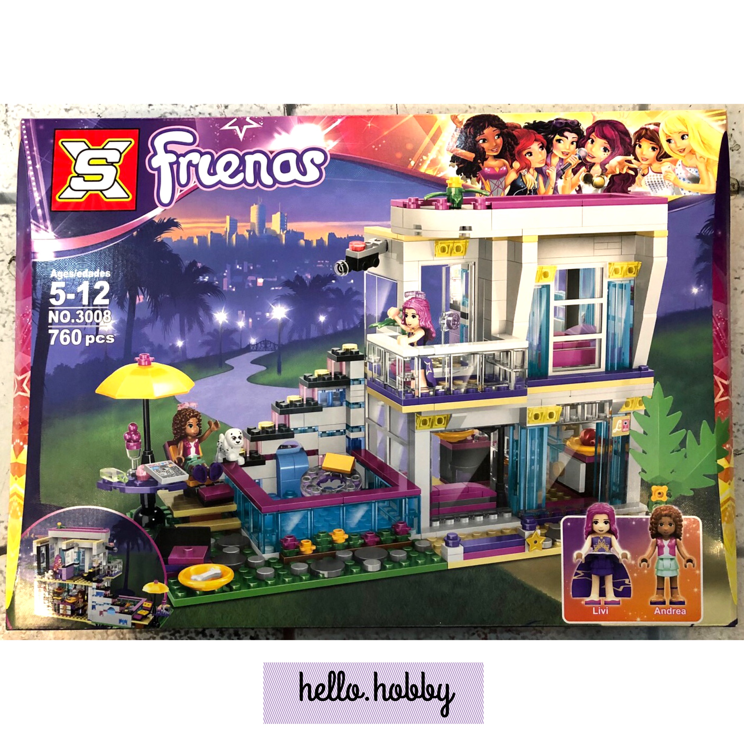 SX 3008 Friends Livi's Pop Star House 760pcs