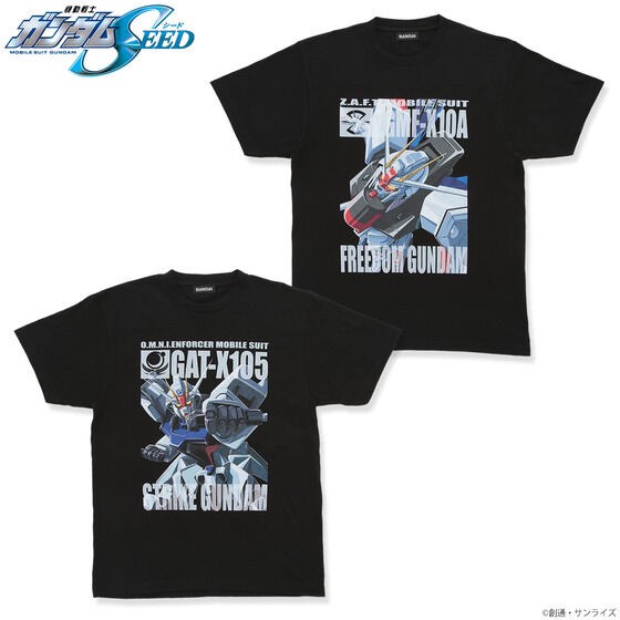 PRE-ORDER : Mobile Suit Gundam SEED Full Color T-shirt 2nd