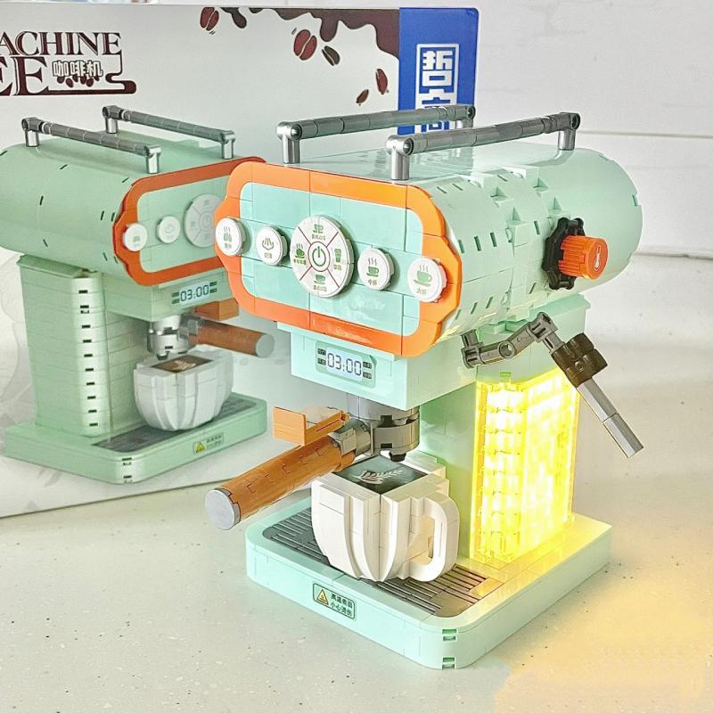 Zhe Gao 01008 Green Coffee Machine 640pcs