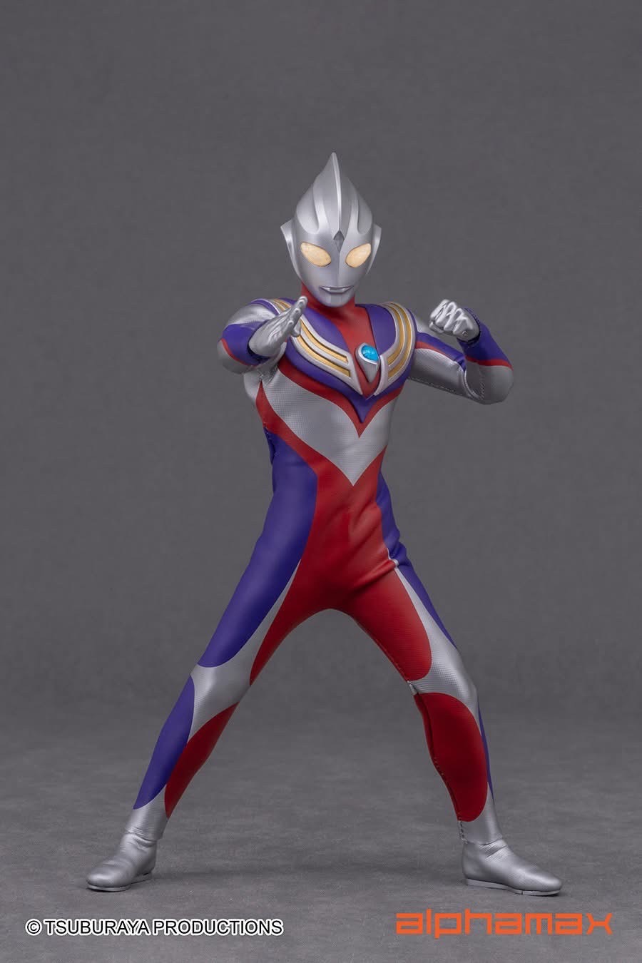 Pre-order : Ultraman Tiga Multi Type 2.0 1/12 Scale Action Figure by Alphamax