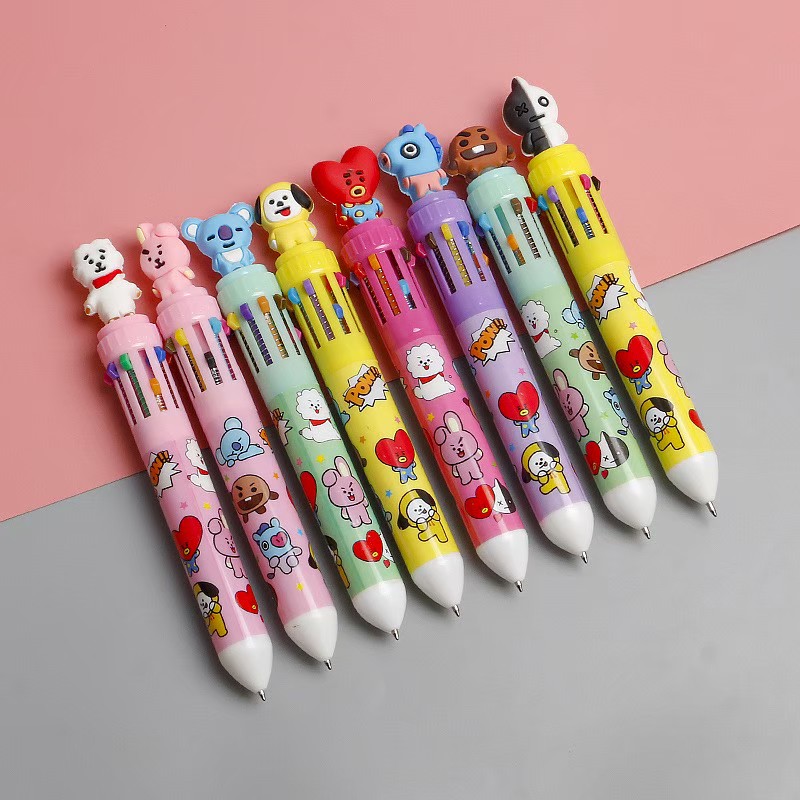 ปากกาลูกลื่น BT21 10สี ขนาด 0.5mm 29฿ 💥💥